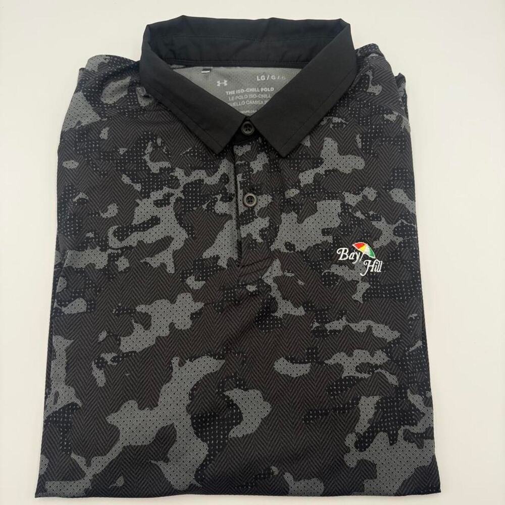 Under Armour Golf polo camo size large. Arnold Palmers Bay Hill Golf Club.